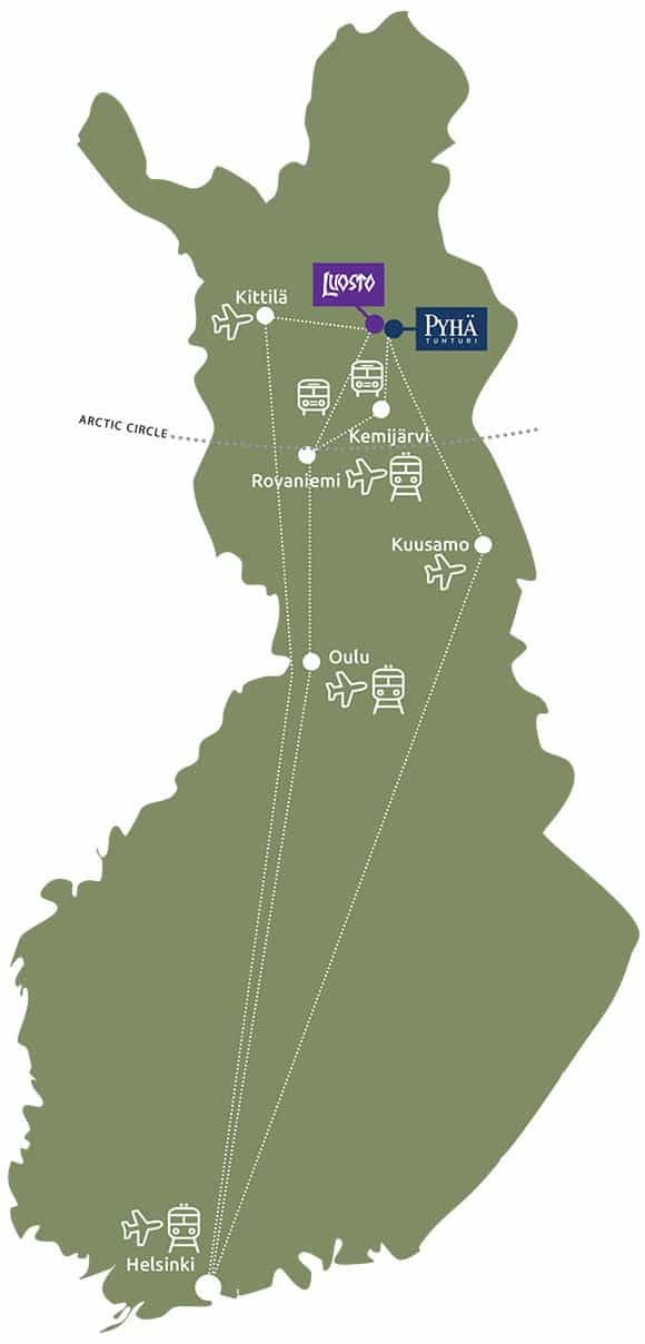 Lucky Ranch location map