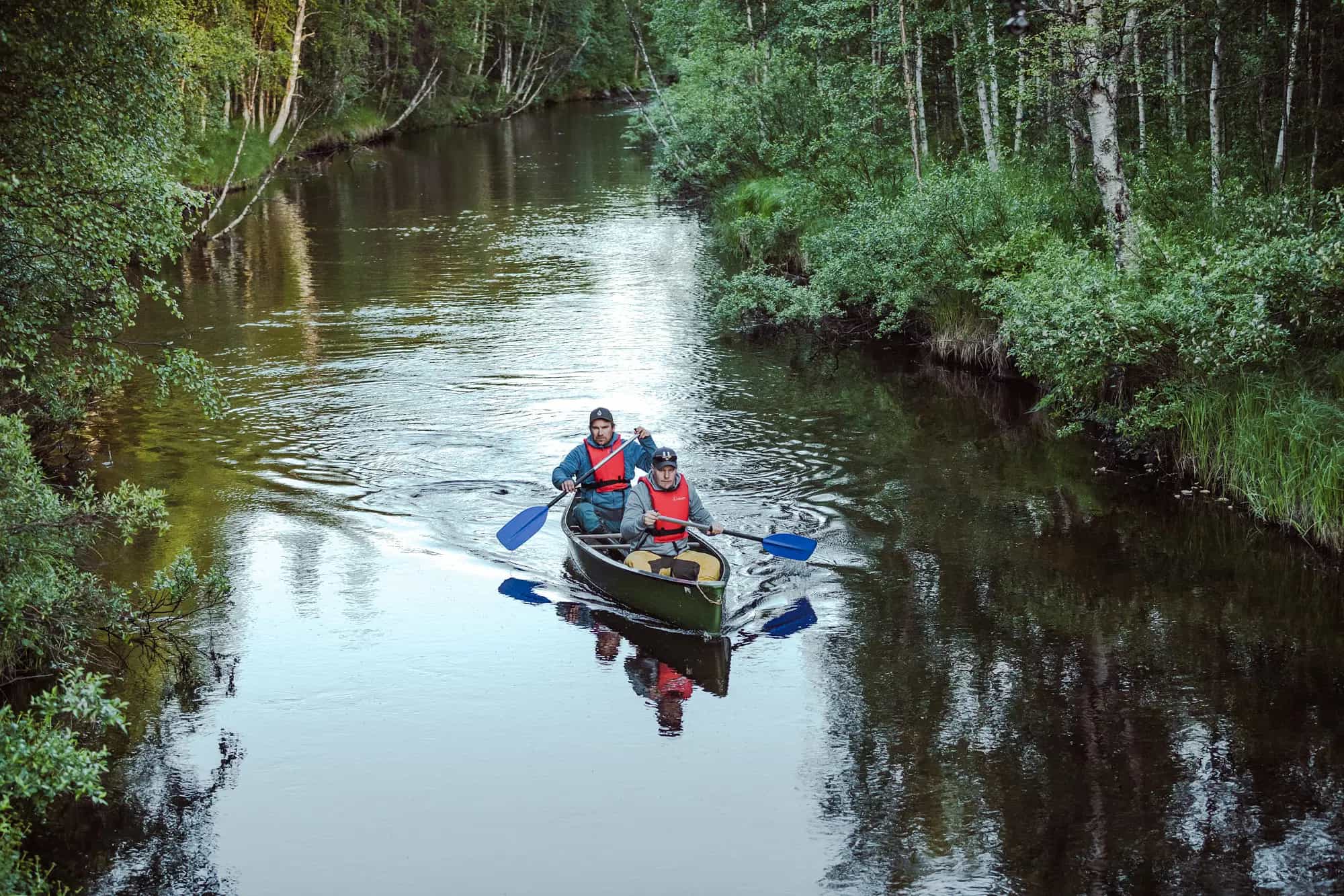 Summer canoeing adventure