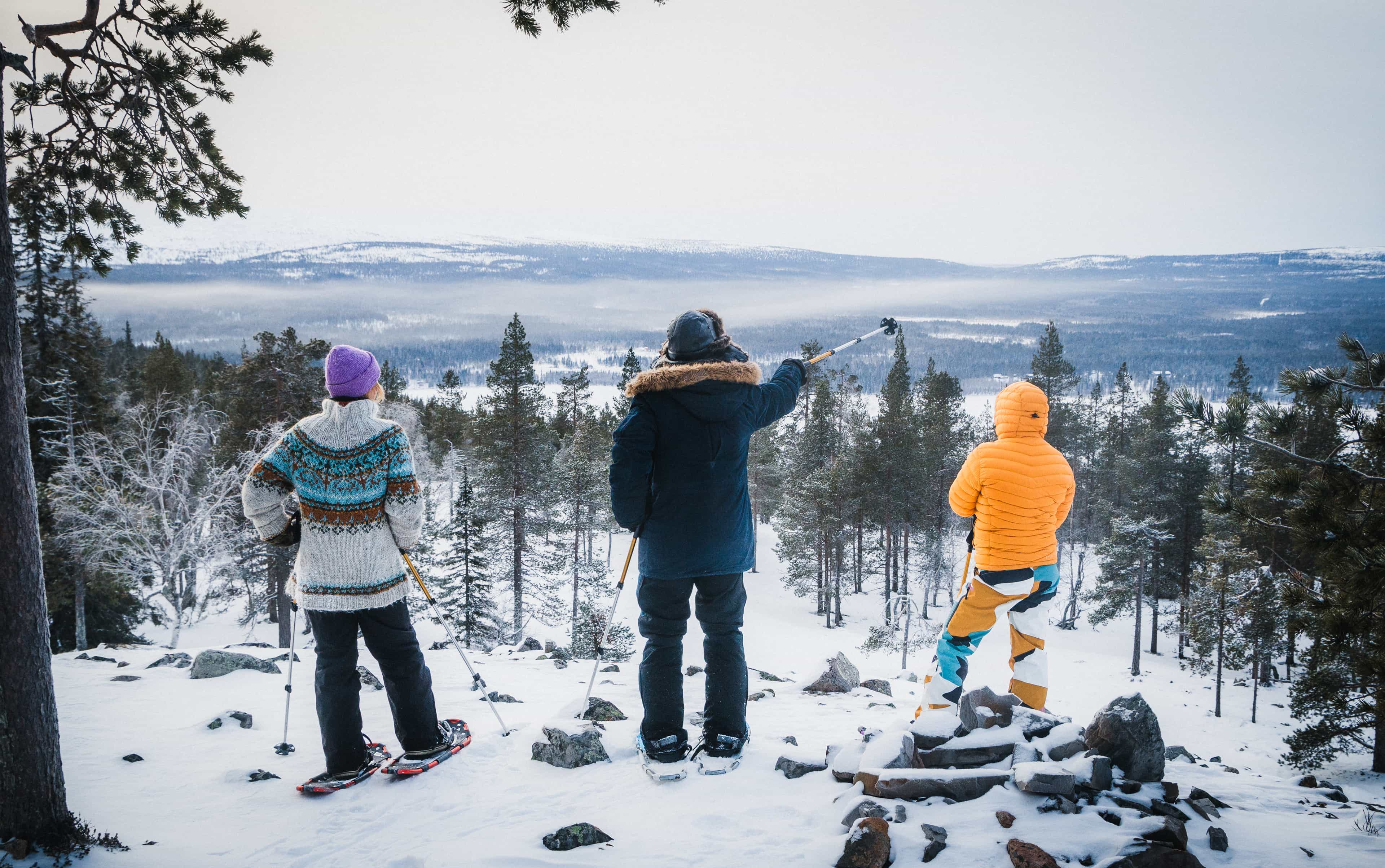 Winter activities in Pyhä